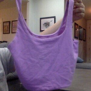 TARGET PINK CROP TOP size small